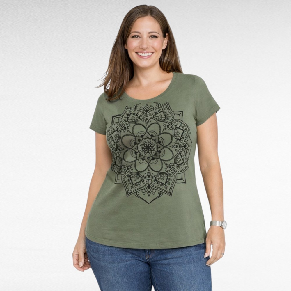 PL.478 - Mandalamustriga T-särk "BPC Collection" - Image 2