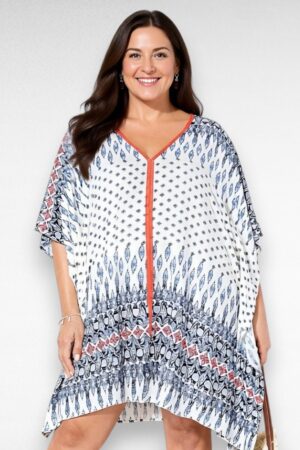 Kirju õhuline kaftantuunika/rannatuunika "Swimsuit" (TU.085)