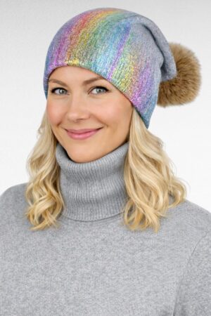 MU.120 - Soe jänesekarvaga värviline tutimüts "City Comfort"-sobib suuremale peaümbermõõdule