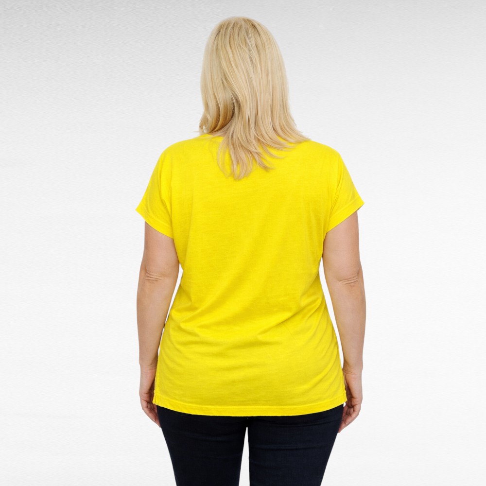 PL.098 - Kollane ananassipildiga T-särk "BPC" - Image 3