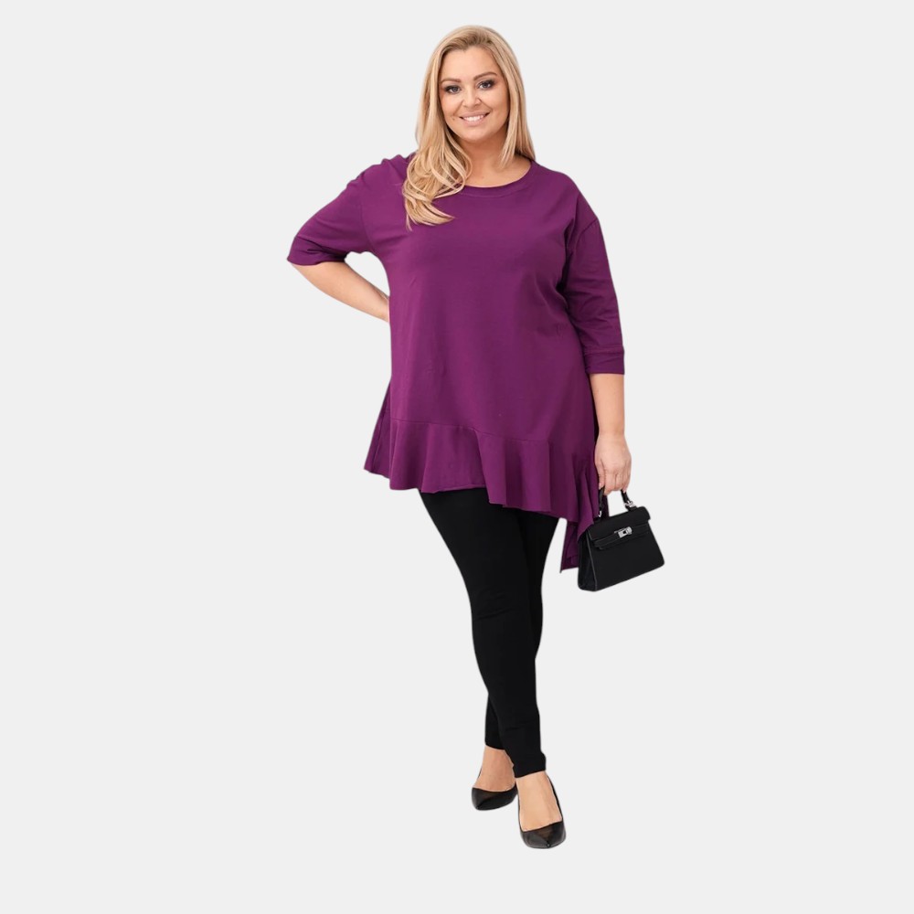 TU.198 - Naiselik asümmeetrilise lõikega alt satsiga tuunika - Image 4