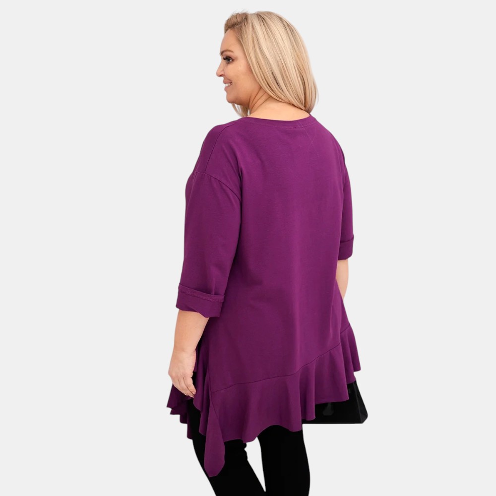 TU.198 - Naiselik asümmeetrilise lõikega alt satsiga tuunika - Image 5