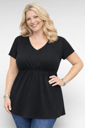 TU.053 - Must stretchikas salendav tuunika "Pirjo"
