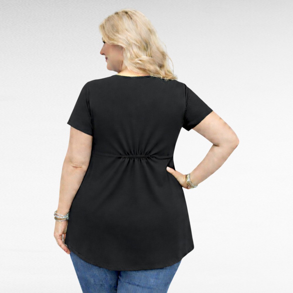 TU.053 - Must stretchikas salendav tuunika "Pirjo" - Image 2