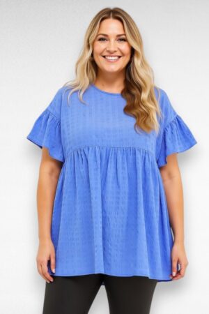 Taevasinine satsiline pluss suurus tuunika "Simply Be" (TU.041)