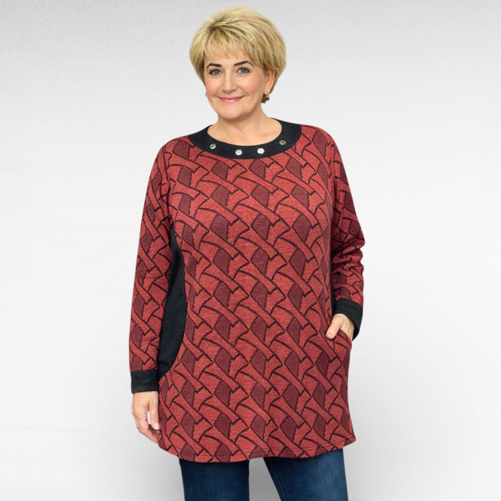 PL.246 - Pikem soe taskutega pluus/tuunika "Sabex"