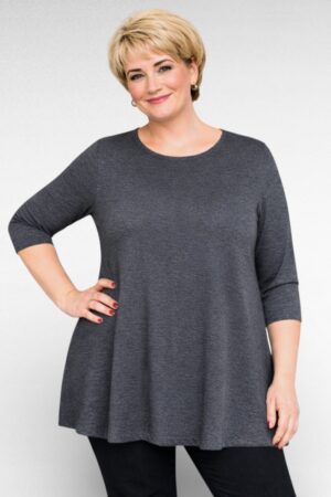 PL.429 - Tumehall alt laienev pikem pluus "Capsule"