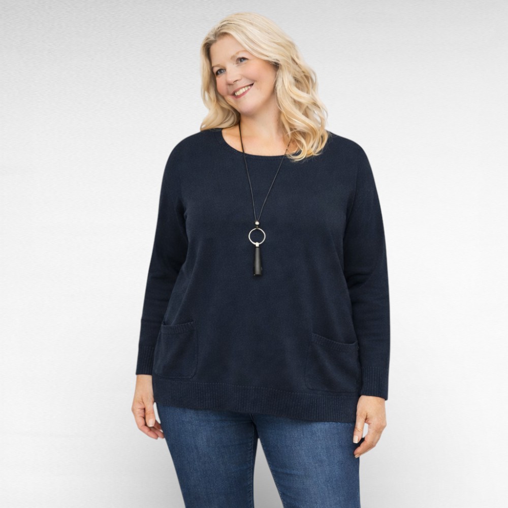 KU.076 - Pehme õhem taskutega sviiter "Yours" - Image 2