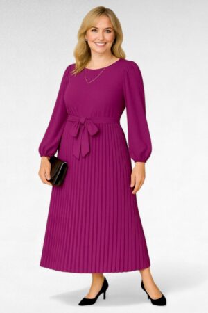 Naiselik pidulik pikk plisseerkleit "Mariann"  (KL.289)
