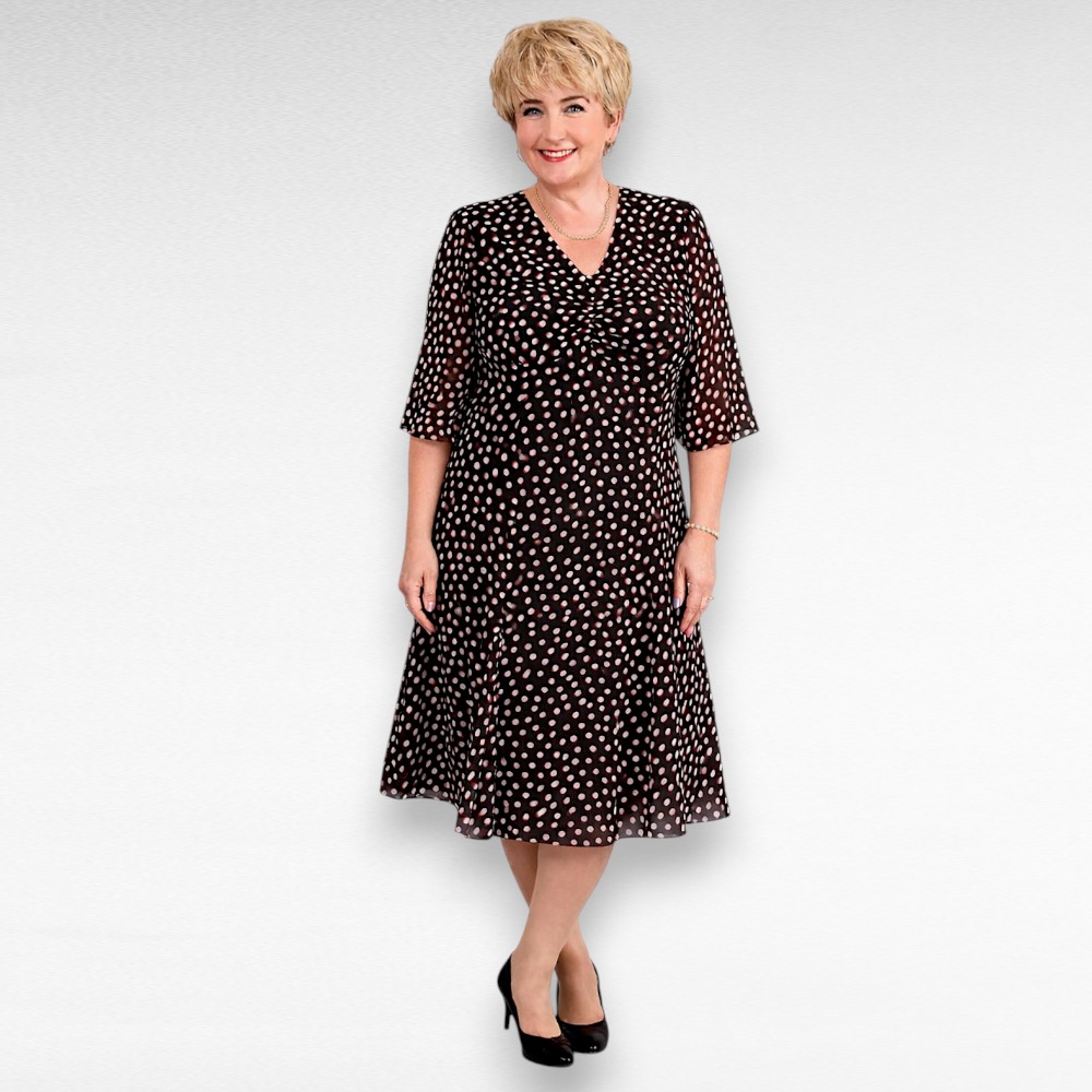 KL.241 - Mummulise mustriga "Carolin" midikleit - Image 2