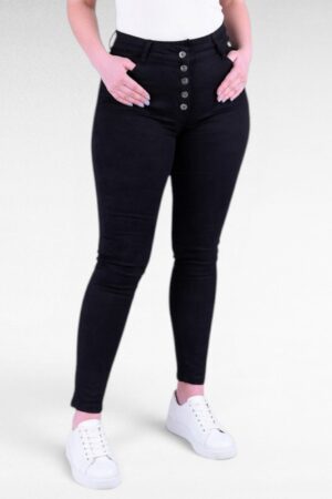 Mustad kõrge pihaosaga teksased "Daysie" (PY.123)