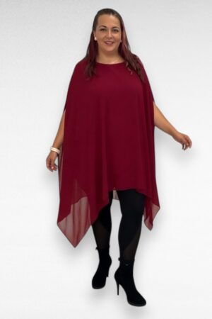 Pidulik alt voodriga õhuline pluss suurus tuunika (TU.272)