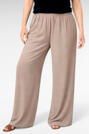 Stiilsed avarad viskooskangast naiste suvepüksid (PY.203)-pikemale kasvule