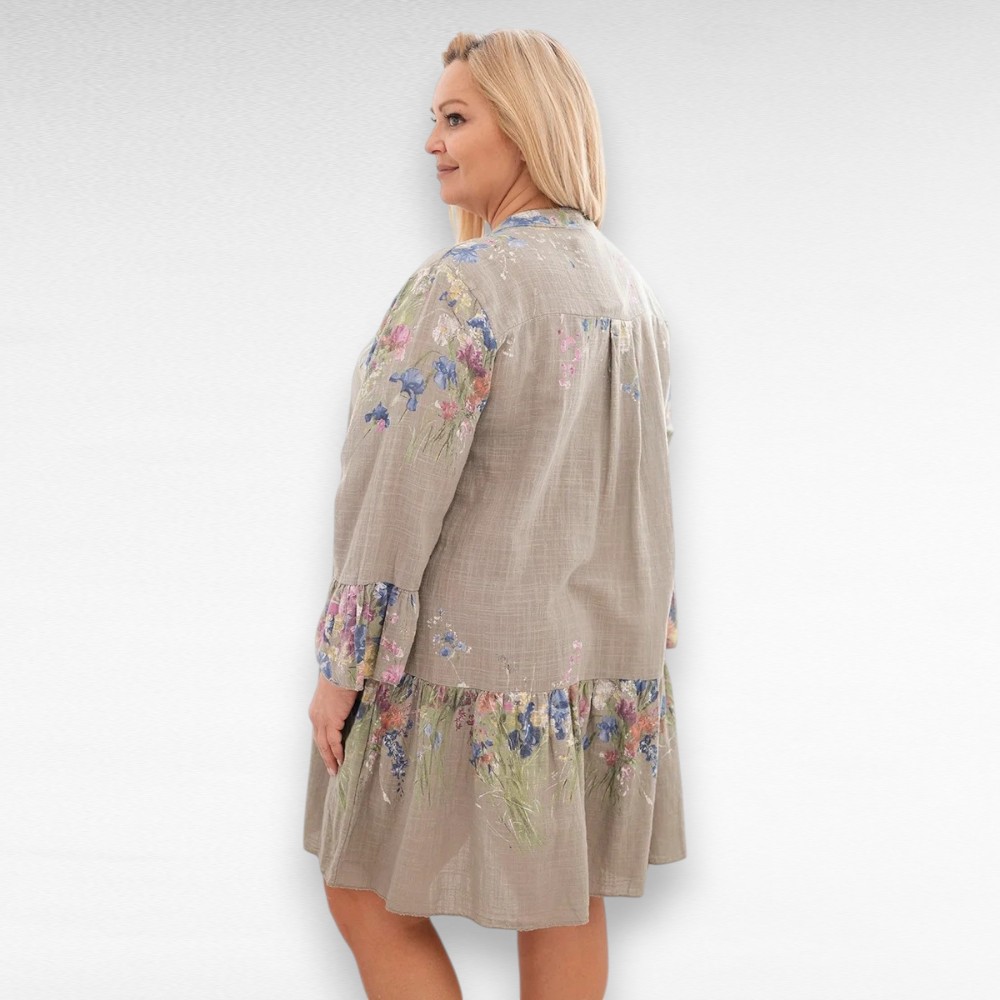 Lillemustriga satsiline suvekleit "Triiny" (KL.722) - Image 6