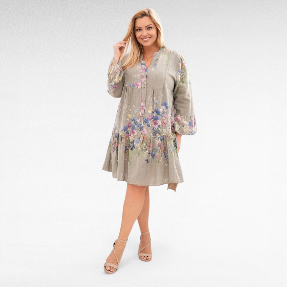 Lillemustriga satsiline suvekleit "Triiny" (KL.722) - Image 7