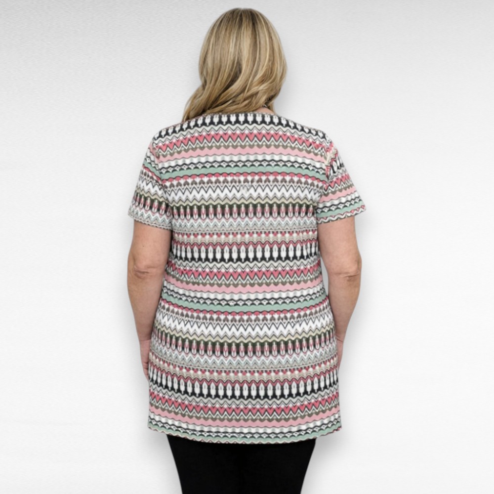 Värvilise geomeetrilise mustriga tuunika "Sirmi" (TU.261) - Image 3