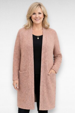 Pikem taskutega bukleekardigan (KA.033)