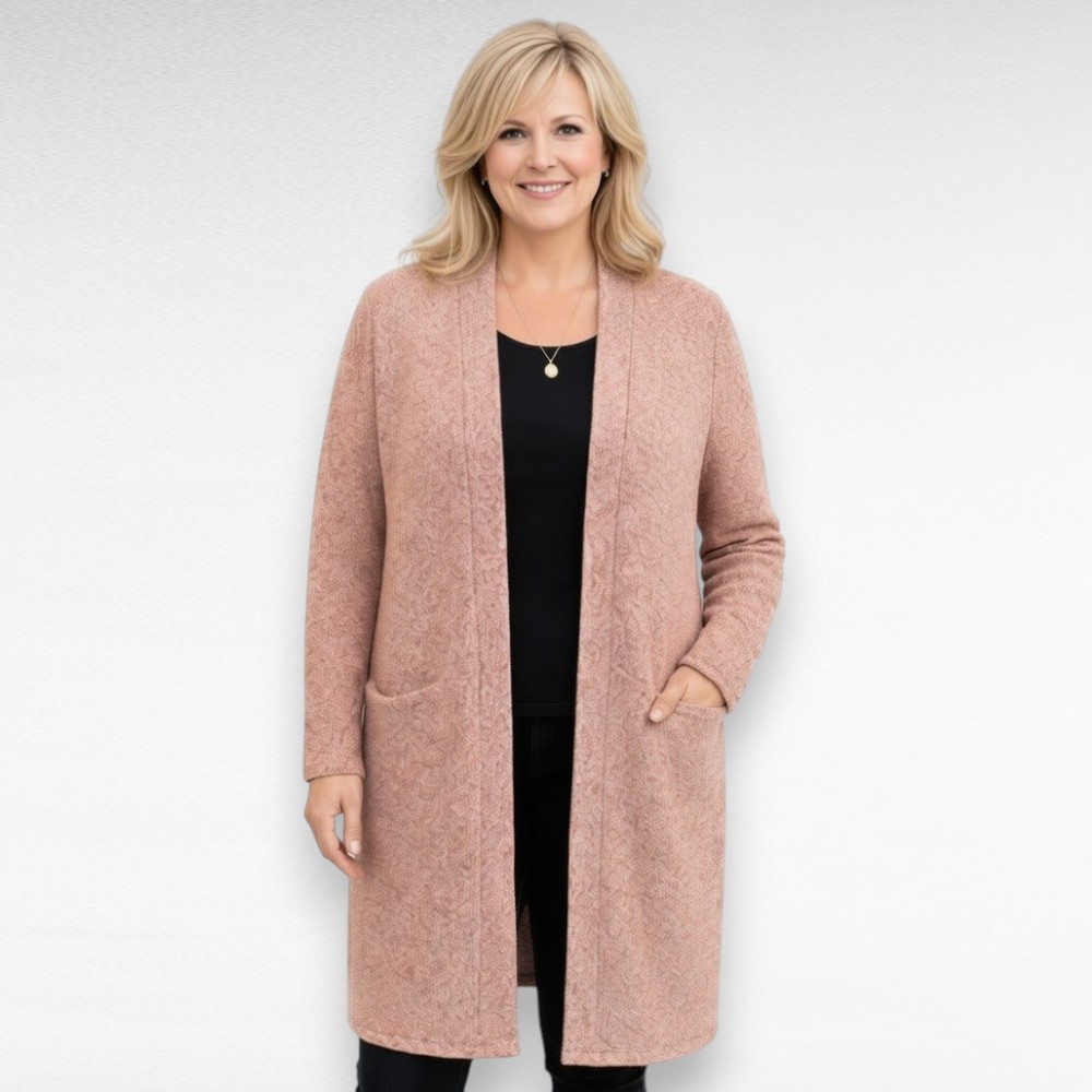 Pikem taskutega bukleekardigan (KA.033)