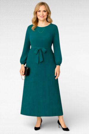 Naiselik pidulik pikk plisseerkleit "Mariann"  (KL.289)