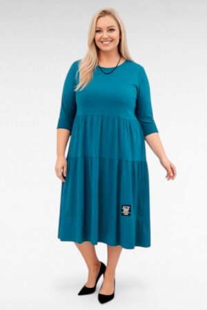 Puuvillane satsiline kleit "New Collection" (KL.059)