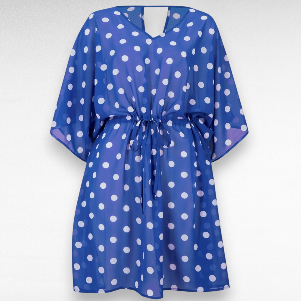 Sinine valgemummulise mustriga kaftantuunika "BPC" (TU.300) - Image 2