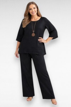 Mugav must puuvillane komplekt "Simona" Itaaliast (KO.041)