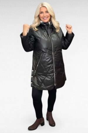 Tepitud materjalist must kevadjope "S.West" (JO.008)