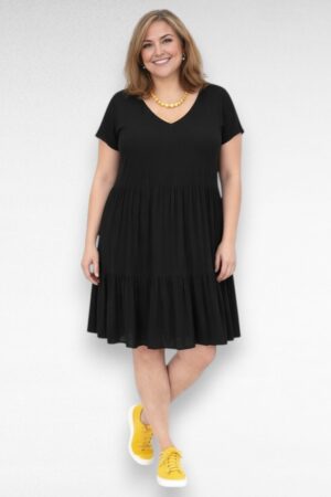 Must kortsuriidest satsiline minikleit "JD Williams" (KL.450)