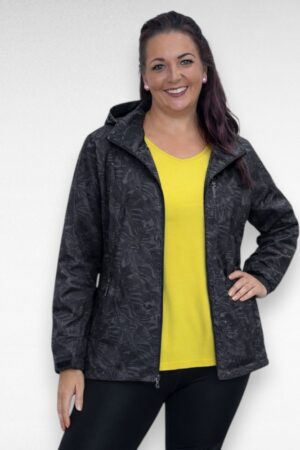 Kvaliteetne must lühem tuulejope "Marissa"  (JO.009)