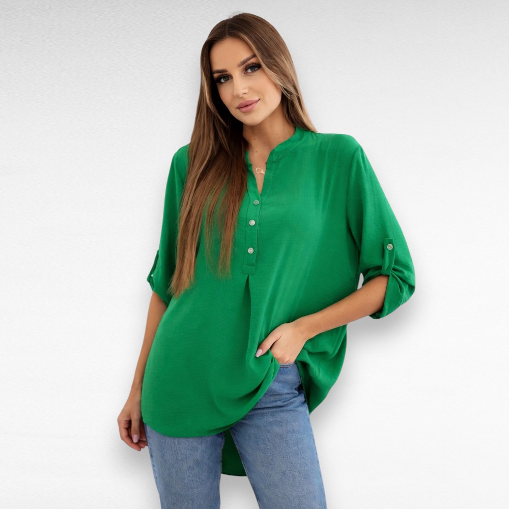 Pidulik poolpikkade varrukatega pluus (PL.496) - Image 8