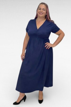 Tumesinine eest kroogitud  kleit "Annamaria" (KL.248)