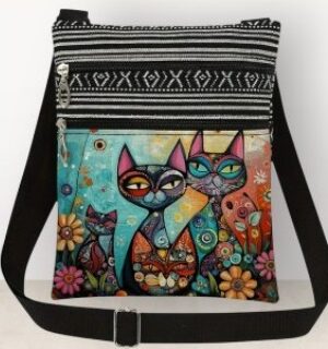 Õlakott kolme kassiga (KK.003)