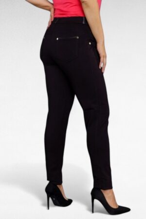 Mustad mugavad stretchikad naiste vabaajapüksid (PY.130)