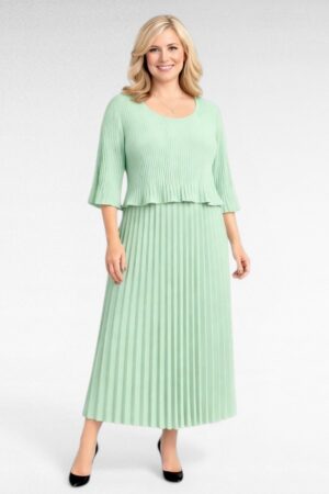 Pidulik pluss suurus kvaliteetne plisseerkleit "Sirle" (KL.893)