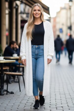 Luksuslik pikk pehme mohäärkardigan (KA.100)