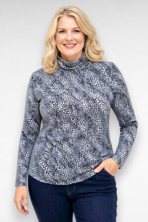 Must mummulise mustriga kõrge kaelusega sviiter "Marks and Spencer" (PL.474)