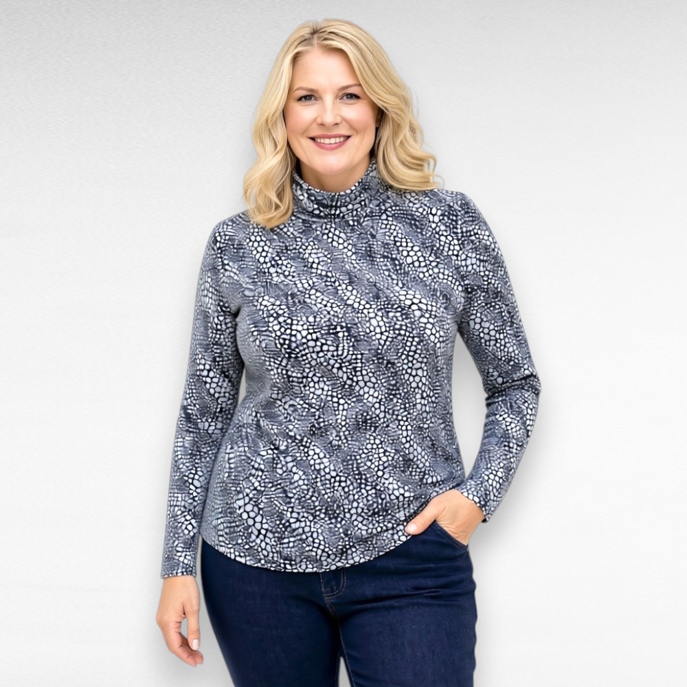 Must mummulise mustriga kõrge kaelusega sviiter "Marks and Spencer" (PL.474)