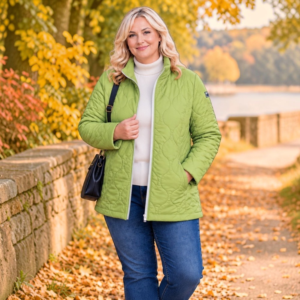Pehmest materjalist pluss suurus naiste sügisjope "Ulla Popken" (JO.255)